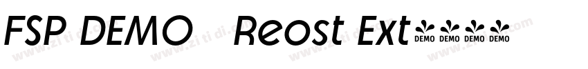 FSP DEMO   Reost Ext字体转换